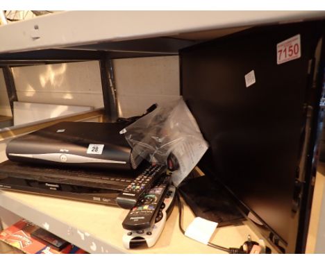 Diga HDD and DVD recorder Panasonic DMR EX768 and Sky HD box and Samsung 22" TV with 3 remotes  CONDITION REPORT: All electri