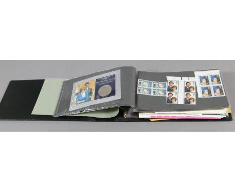A collection of First Day Covers and commemorative coins, etc.