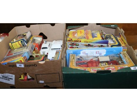 A good collection of boxed Diecast model cars and vans to include Corgi and Dinky examples.