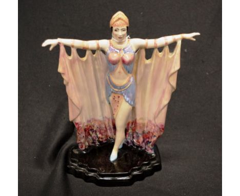 Kevin Francis Assyrian Queen' figure hand painted ceramic limited edition figure # 270/500, marked to base for Kevin Francis 