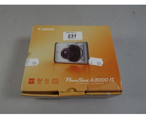 A Canon Power Shot A3000 Digital Camera. 