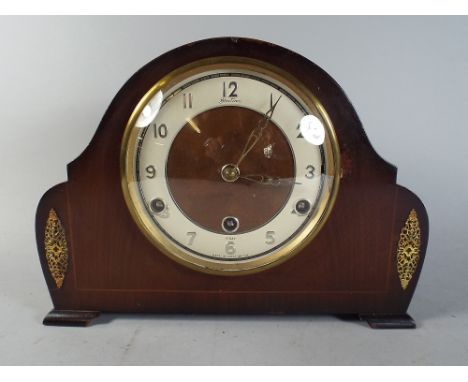 An Edwardian Bentima Westminster Chime Mantle Clock. 