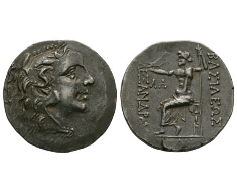 125-70 BC. Posthumous issue, Odessus mint, magistrate Lakon. Obv: head of Herakles right, Mithridatic portrait type, wearing 