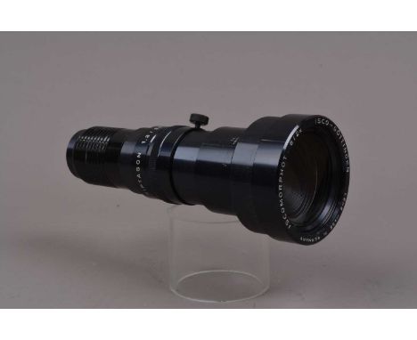 An Isco Gottingen 8/2x Kiptagon Iscomorphot Anamorphic Lens, barrel G, elements F-G, light fungus, some separation to edge of
