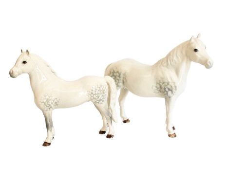 Beswick Mountain and Moorland Ponies Comprising: Connemara Pony "Terese of Leam", model No. 1641 and Welsh Mountain Pony "Coe