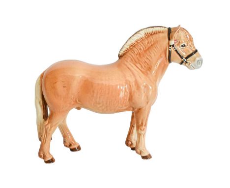 Beswick Norwegian Fjord Horse, model No. 2282, dun glossIn good condition, no obviou faults, damage or restoration