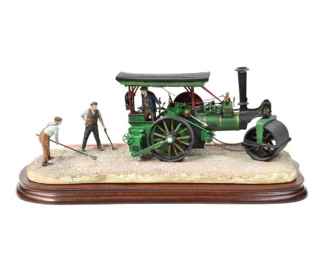 Border Fine Arts 'Betsy' (Steam Engine), model No. B0663 by Ray Ayres, limited edition 839/1750, on wood base, with boxNo cer