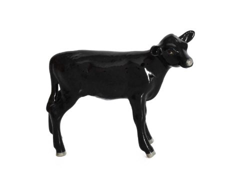 Beswick Aberdeen Angus Calf, model No. 1249F, black glossOverall good condition, no obvious faults, damage or restoration