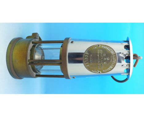 An Eccles miner's safety lamp, Type 6
