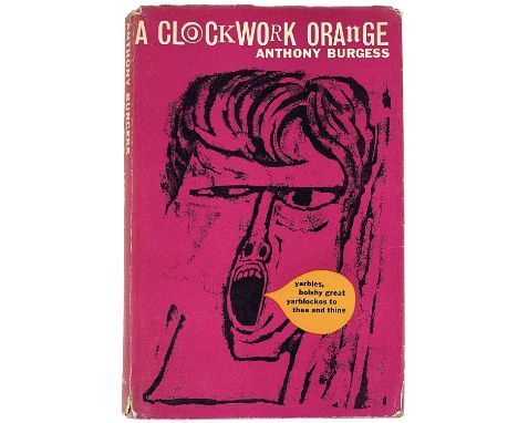 BURGESS, Anthony 'A Clockwork Orange' First edition, second issue with purple boards and 18s price to dj, original cloth, tea