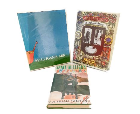 Spike Milligan collection Three first edition hardbacks SPIKE MILLIGAN: MILLIGAN’S ARK Edited by Spike Milligan and Jack Hobb