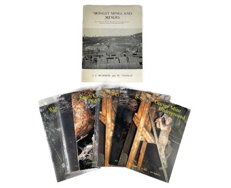 Cornish mines from underground. Seven illustrated works. J. C. Burrow and W. Thomas. 'Mongst Mines and Miners. being undergro