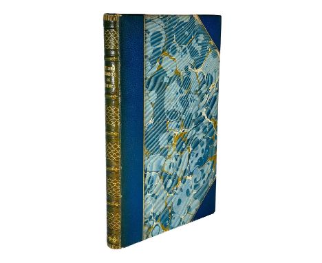 J. H. Collins F.G.S. 'The Western Chronicle of Science'. First edition, 208 pages, bound in blue half calf and matching marbl