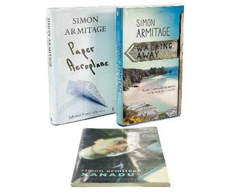 [Signed] ARMITAGE, Simon Three signed works  'Xanadu', second collection of poems, first edition (no hardback edition), signe