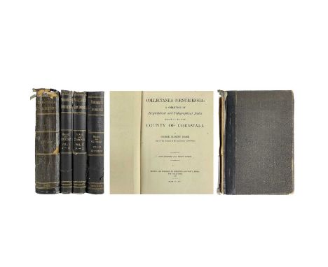 George Clement Boase and William Courtney 'Bibliotheca Cornubiensis. A Catalogue of the Writings, Both Manuscript and Printed