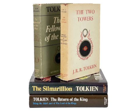 J. R. R. Tolkien. Four classic works. 'The Two Towers,' tenth edition, original cloth, some soiling to an otherwise vg unclip