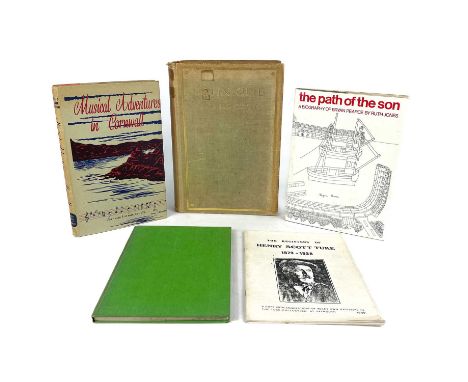 Five works on the arts in Cornwall. Ruth Jones. 'The Path of the Son. A Biography of Bryan Pearce,' first edition, original c