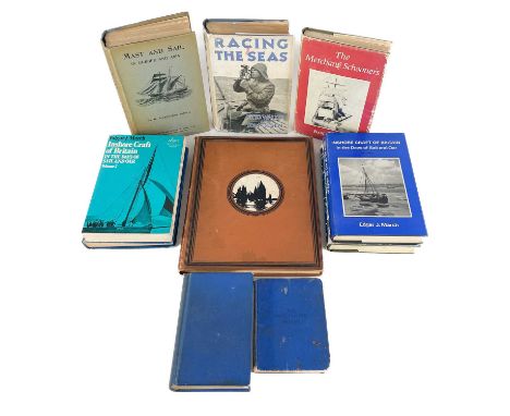 Ten works on sailing. Ahto Walter and Tom Olsen. 'Racing the Seas,' first edition, original cloth, some nibbles and tears to 