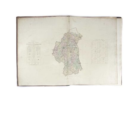 Ordnance Survey of Ireland, 1835-1836. Townland Survey of the County of Armagh Large elephant folio, full embossed leather wi