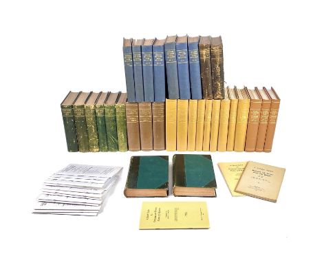 'Notes & Queries for Somerset and Dorset,' A complete run. Vol 1, 1890, to vol 33, 1995. Different cloth and other bindings, 