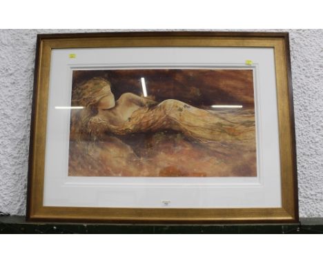 Limited edition print "Whispering Dreams No. 3", width 75 cm, height 45 cm, framed and mounted 