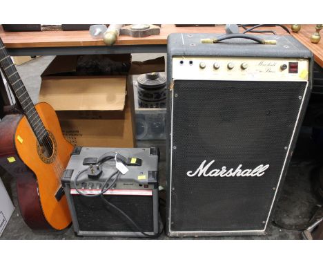Marshall 30W base amplifier and SKAK-20-BA amplifier 