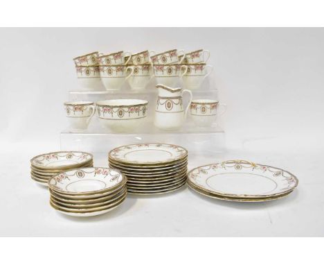 ROYAL DOULTON; a 'Countess' tea and dinner service of six place setting.