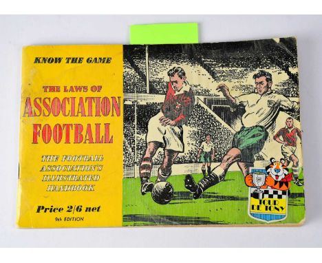 MANCHESTER UNITED; Busby Babes, 'The Laws of Association Football', signed in pencil by the team to the contents page.Conditi