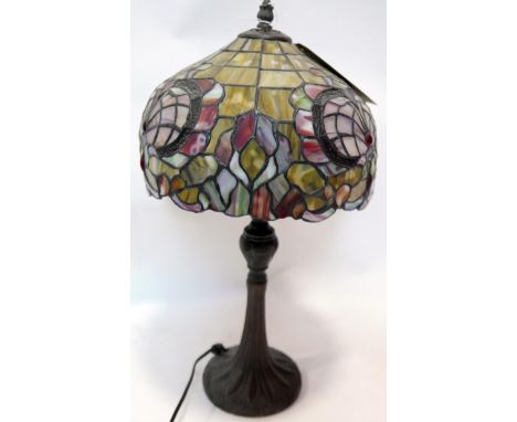 A Tiffany style lamp 