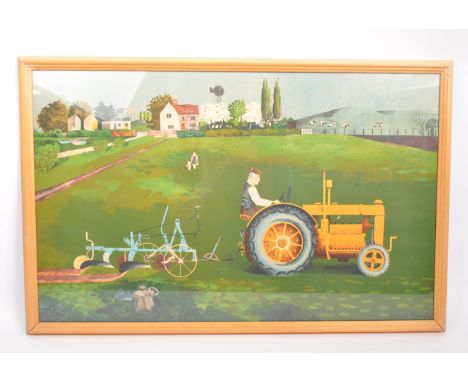 Kenneth Rowntree&nbsp;(British, 1915-1997)
Tractor
Lithograph print
Framed and glazed 73cm x 47cm.


Kenneth Rowntree studied
