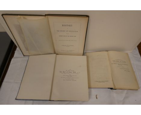 THOMSON A.&nbsp;&nbsp;Coldingham, Parish &amp; Priory. Frontis, fldg. plan &amp; illus. Quarto. Orig. light blue cloth. Galas