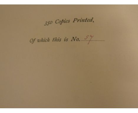 COCHRAN-PATRICK R. W.&nbsp;&nbsp;Early Records Relating to Mining in Scotland. Ltd. ed. 57/350. Frontis. Errata leaf. Quarto.