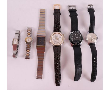 A lot of various vintage wristwatches, including Avia 17 jewels 6199 and Citizen, up to 6x.