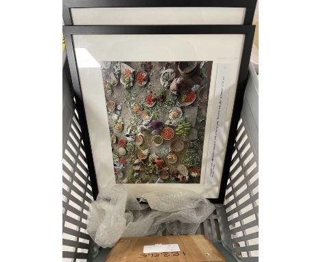 11 assorted framed photos from the BBC collection  - to inc many scenes from filming around the globe. Most approx 42x35cm.No