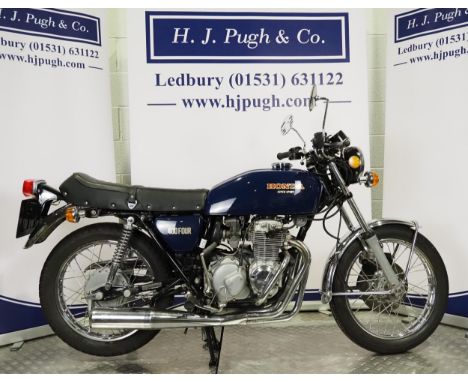 Honda CB400 Four Super Sport motorcycle. 1975. 408ccFrame No. CB400F-1037816Engine No. CB400F-E-1037946Runs and rides. Frame 