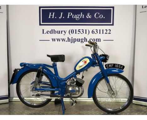 Kerry Capitano moped. 1963. 49ccFrame No. 3195Engine No. 4270Runs and rides. Comes with original buff log book, riders handbo