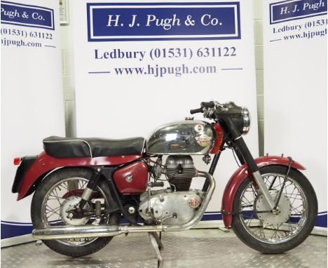 Royal Enfield Crusader motorcycle. 1962. 250ccEngine turns over with compression. Was running 2 years ago. Need a new battery