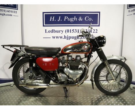 Matchless G12 CSR motorcycle. 1961. 650cc Frame NO. A79564 Engine No. G12CS X6235 Engine turns over with compression. MOT unt