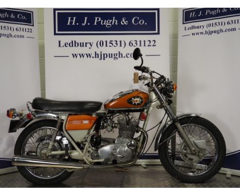 BSA Rocket Three motorcycle. 750cc. 1971. Frame No. A75RGE00772 Engine No. A75RGE00772 Good compression. Showing 1242 miles. 