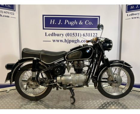 BMW R27 motorcycle. 1961. 250cc. Matching engine and frame numbers. Excellent condition. Ex BMW club members bike. Good compr