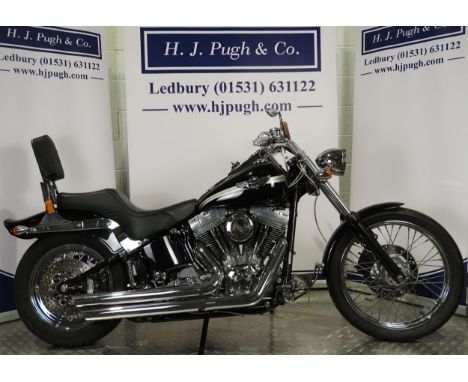 Harley Davidson Softail Standard FXST motorcycle. 2003. 1450cc Frame No. 1HD1BHY133Y064225 Engine No. BHY3064225 Runs and rid