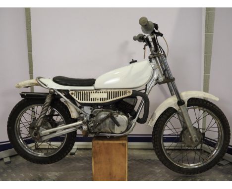 Yamaha TY80 trials motorcycle. Engine turns over with compression.No docs 