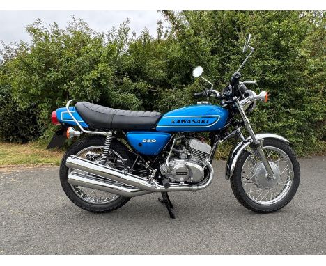 Kawasaki S1C motorcycle. 1975. 250cc Frame No- S1F-19218Engine No- S1E-20474 This bike is better than new and has 2 miles on 