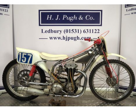 Godden racing grasstrack motorcycle.Frame No. 78186Engine No. 67237The engine is a Jap 500 longstroke.Comes with a Amal conce