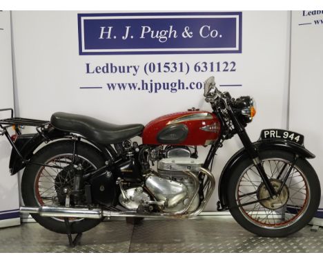 Ariel Square 4 Mk II motorcycle. 1953. Frame No. ES460 Engine No. XJ420 This bike had a full engine rebuild in 2011 at a cost
