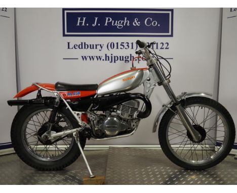 Suzuki RL Exacta trials motorcycle. 1974. 246cc.Runs and rides. Comes with workshop manual and some old invoices.Reg. LRP 138
