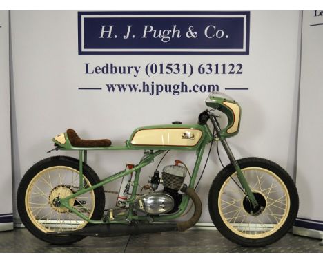 BSA Bantam Custom motorcycle. 1956. 198cc.Frame No. CD326488Engine No. D14B2200Fitted with a D14/4 engine 4 speed with old st