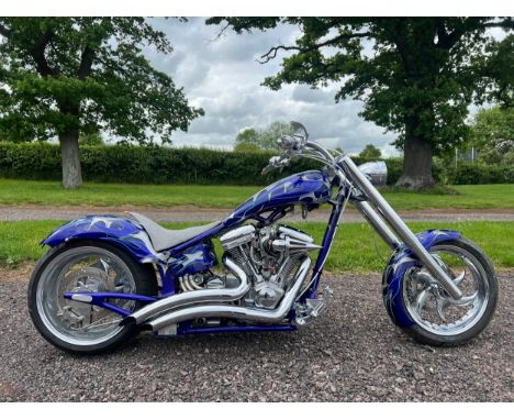 All American custom chopper motorcycle. 2008. 1640cc Frame No. AABDE14031964 Engine No. 65853200950 Runs and rides. MOT until