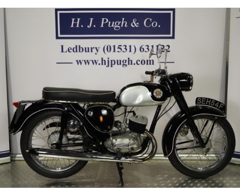 BSA D14 Bantam motorcycle. 1968. 173ccFrame No. D14B 7577Engine No. D14B 7577Runs and rides. Has had a full nut and bolt rest