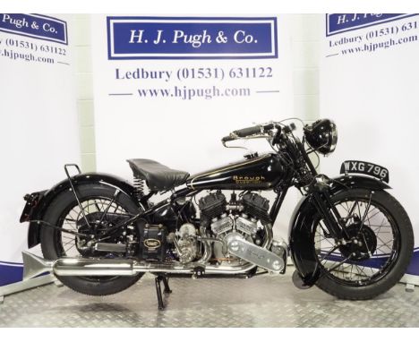 Brough Superior SS80 motorcycle. 1939. 990ccFrame No. Engine No. BSX/44352 (doesn't match V5)Runs and rides.Reg. WXG 796. 